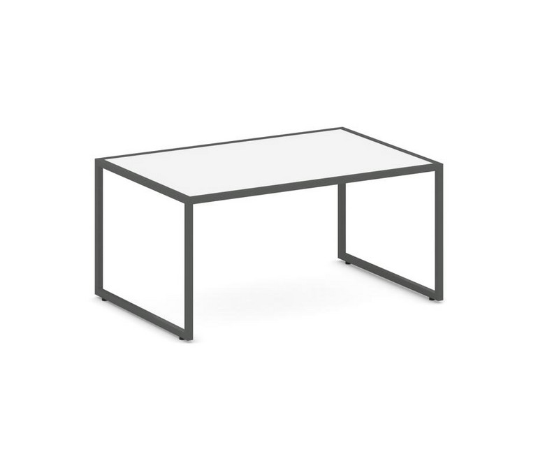 Столик большой NLT.SB Белый Бриллиант/Металл Антрацит 900*600*430