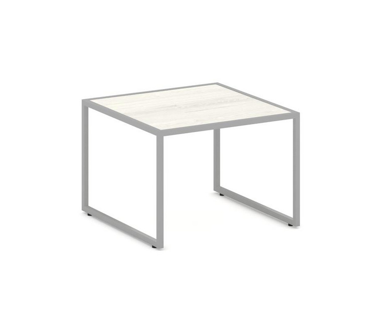 Столик малый NLT.SM Дуб Наварра/Металл Серый 600*600*430