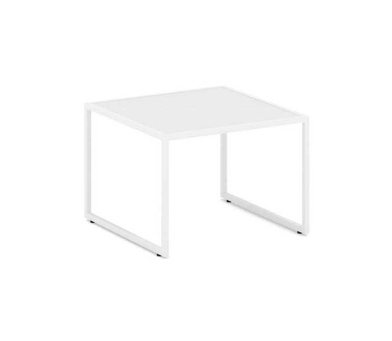 Столик малый NLT.SM Белый/Металл Белый 600*600*430
