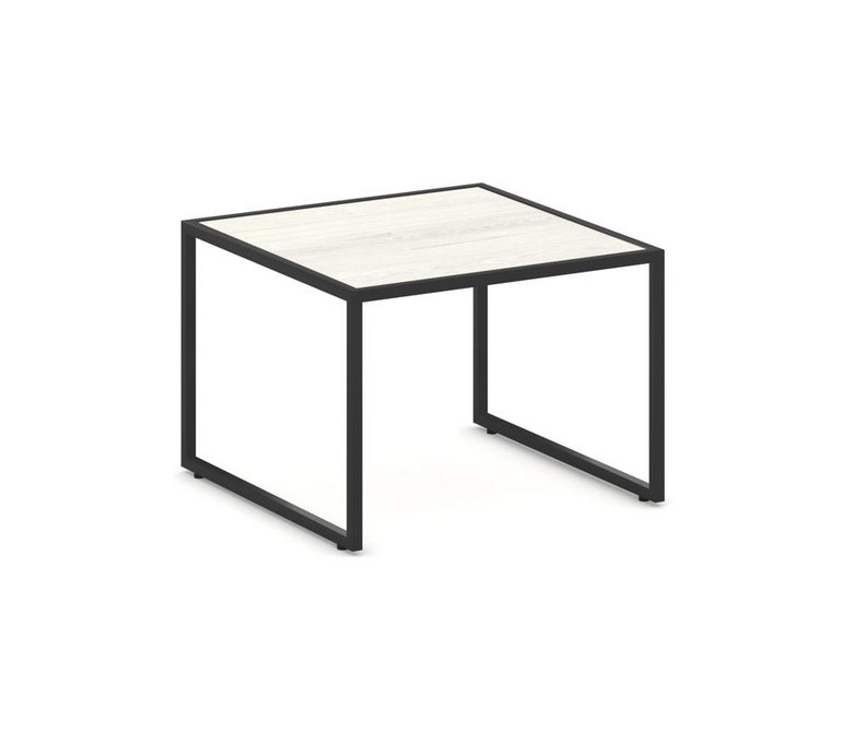 Столик малый NLT.SM Дуб Наварра/Металл Черный 600*600*430