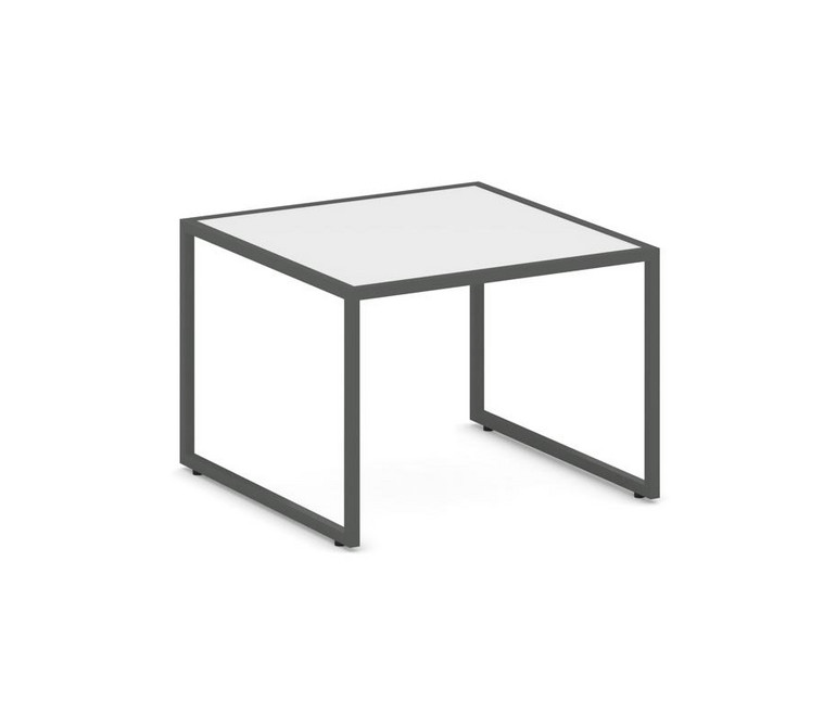 Столик малый NLT.SM Белый/Металл Антрацит 600*600*430