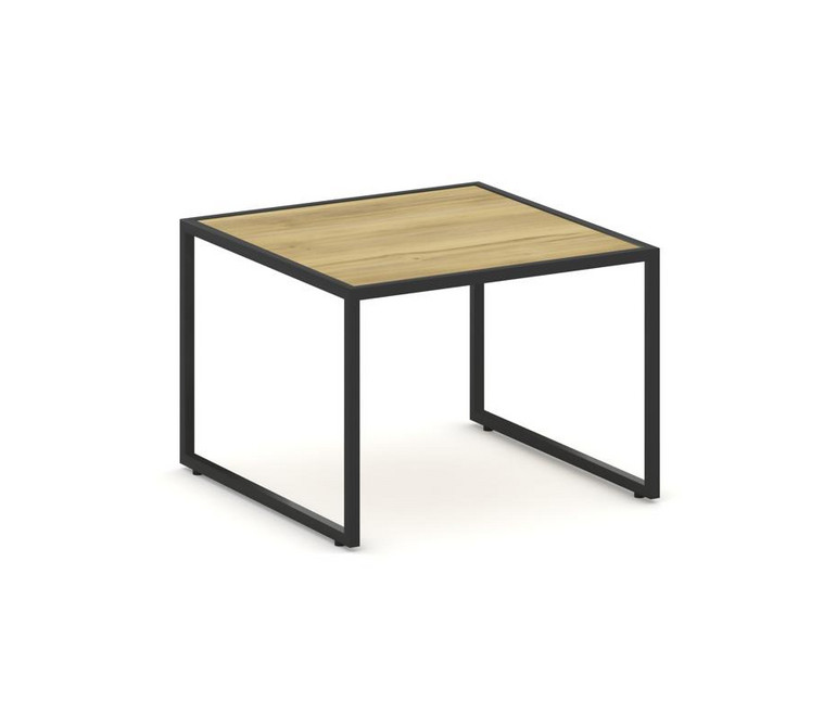 Столик малый NLT.SM Дуб Винченцо/Металл Черный 600*600*430