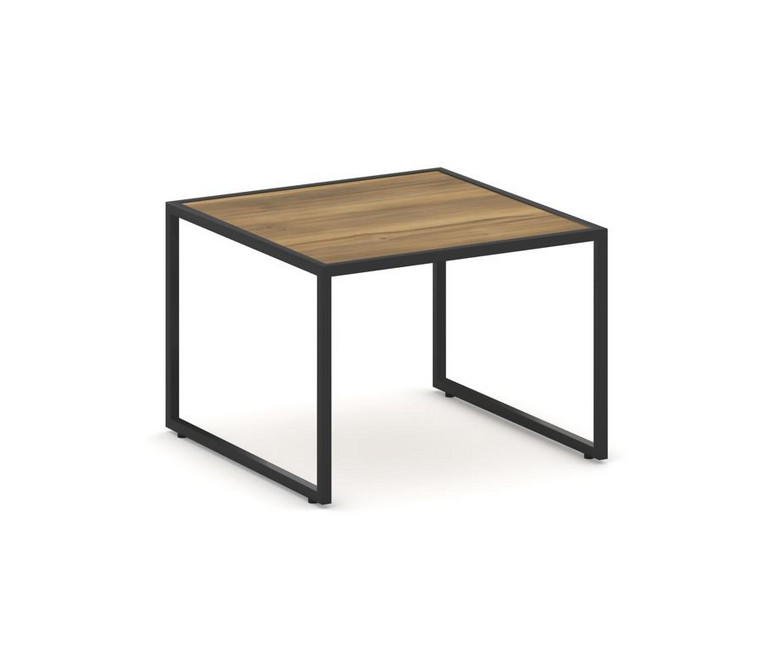 Столик малый NLT.SM Сандал Янтарный/Металл Черный 600*600*430