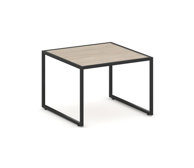Столик малый NLT.SM Дуб Аттик/Металл Черный 600*600*430