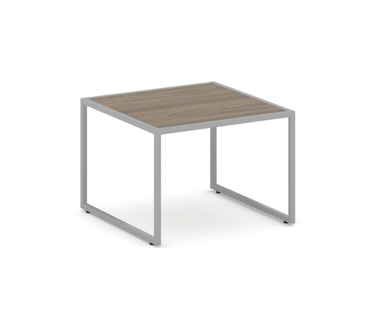 Столик малый NLT.SM Вяз Благородный/Металл Серый 600*600*430