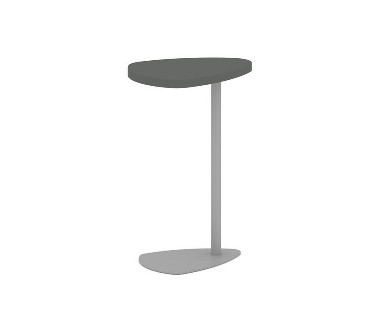 Asti Стол журнальный (треугольный) AS.SJ-001 Антрацит/Металл Серый 410*305*670