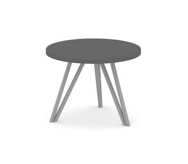 Asti Стол журнальный (круглый) AS.SJ-003 Антрацит/Металл Серый 600*600*435