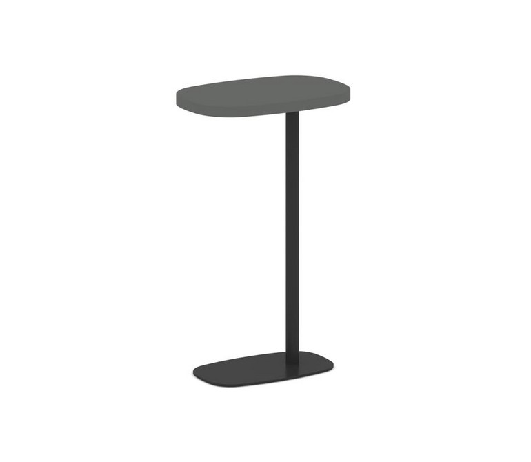 Asti Стол журнальный (овальный) AS.SJ-002 Антрацит/Металл Черный 420*280*670