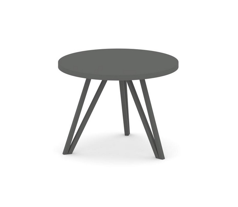 Asti Стол журнальный (круглый) AS.SJ-003 Антрацит/Металл Антрацит 600*600*435