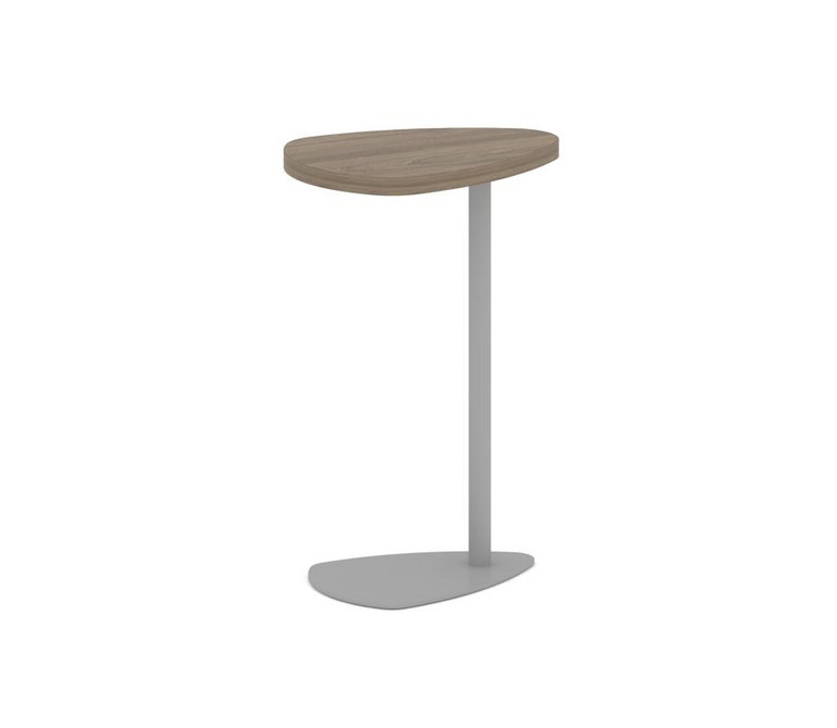 Asti Стол журнальный (треугольный) AS.SJ-001 Вяз Благородный/Металл Серый 410*305*670