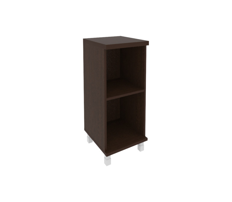 First Стеллаж низкий узкий KSU-3 Венге Цаво 401*432*958