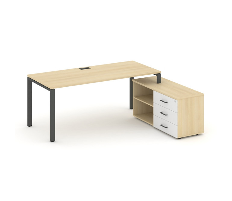 Style Project Direct Стол письменный с греденцией правой SN-6P.SRG-015.M(R) Акация Лорка/Акация Лорк