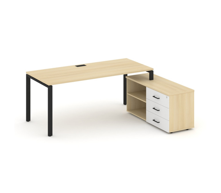 Style Project Direct Стол письменный с греденцией правой SN-6P.SRG-015.M(R) Акация Лорка/Акация Лорк