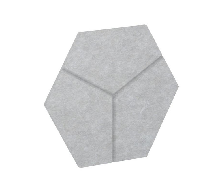 AcustiX Настенная панель шестигранная (3 луча) VE.NP-6G3L-200 Зимний Лес 400*346*12(сторона 200мм)