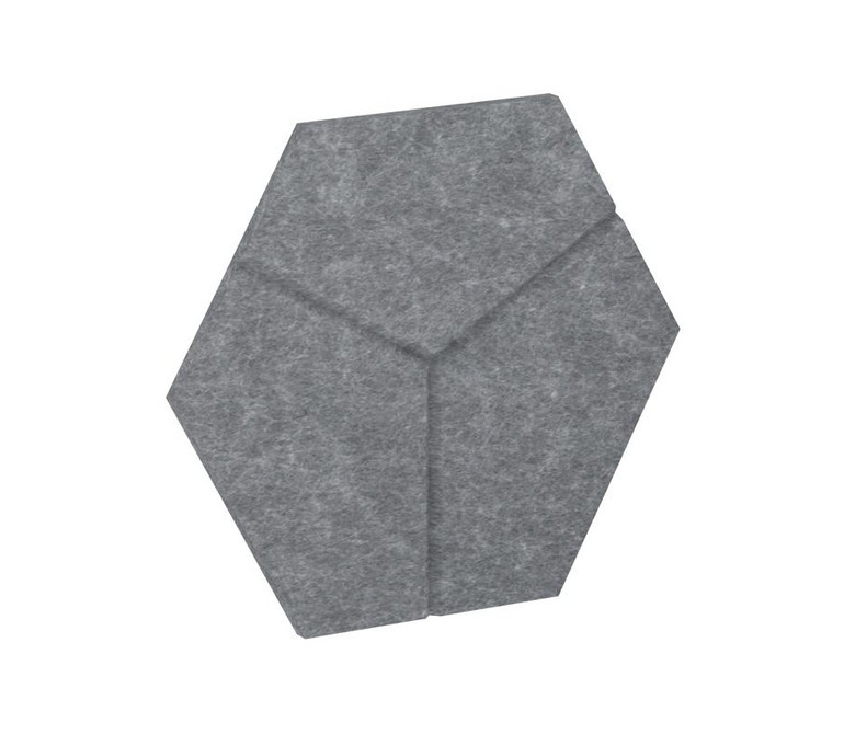 AcustiX Настенная панель шестигранная (3 луча) VE.NP-6G3L-200 Морская Галька 400*346*12
(сторона 200