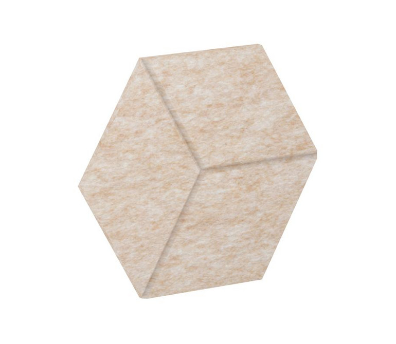 AcustiX Настенная панель шестигранная (3 луча) VE.NP-6G3LU-300 Крем-брюле 600*520*12
(сторона 300мм)