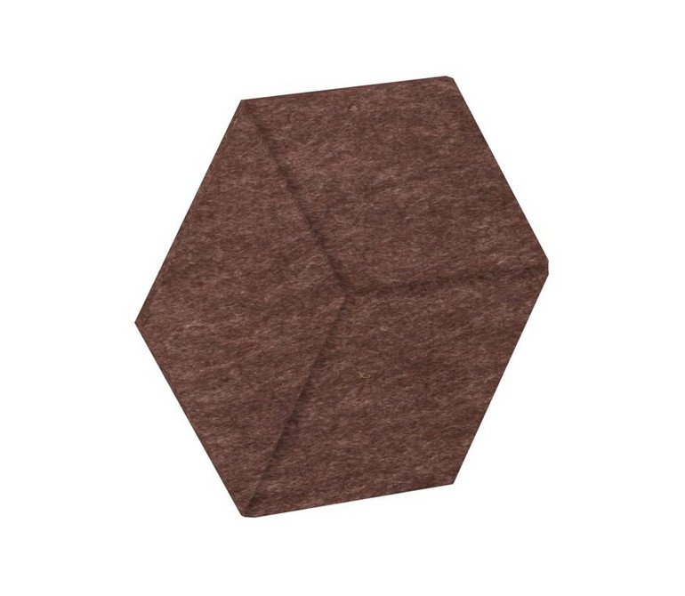 AcustiX Настенная панель шестигранная (3 луча) VE.NP-6G3LU-200 Молочный Шоколад 400*346*12
(сторона