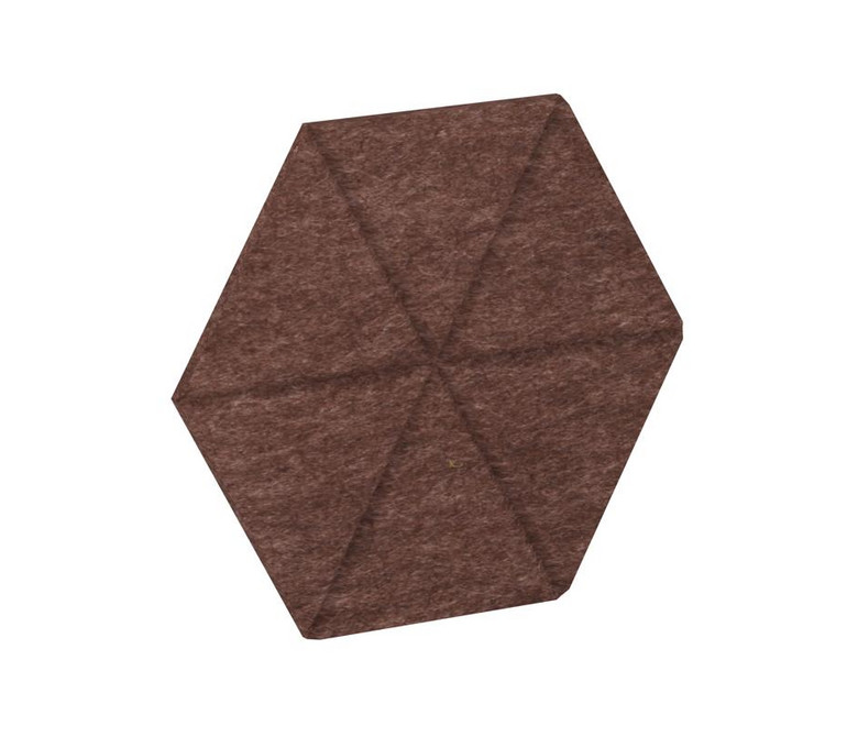 AcustiX Настенная панель шестигранная (6 лучей) VE.NP-6G6LU-100 Молочный Шоколад 200*173*12
(сторона