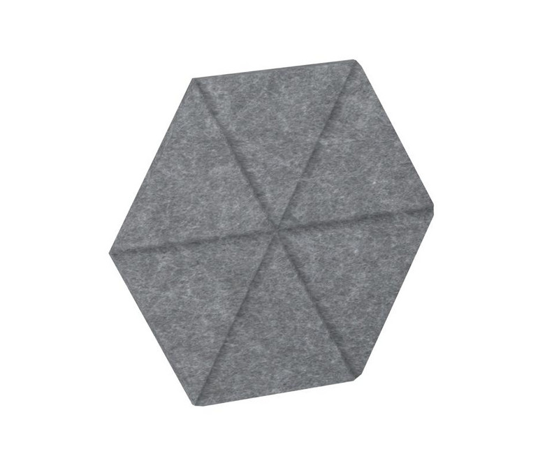 AcustiX Настенная панель шестигранная (6 лучей) VE.NP-6G6LU-100 Морская Галька 200*173*12
(сторона 1