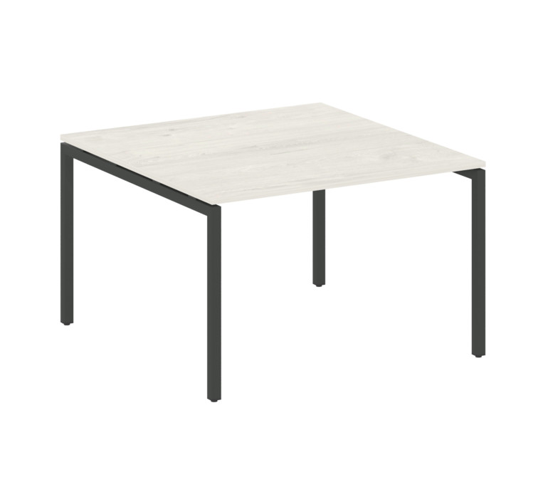 Metal System Quattro Переговорный стол (1 столешница) на П-образном м/к 40БП.ПРГ-1.2 Дуб Наварра/Мет