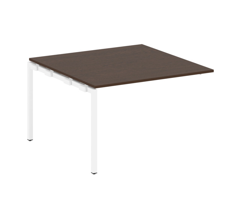 Metal System Quattro Проходной элемент перег. стола на П-образном м/к 40БП.ППРГ-2 Венге Цаво/Металл