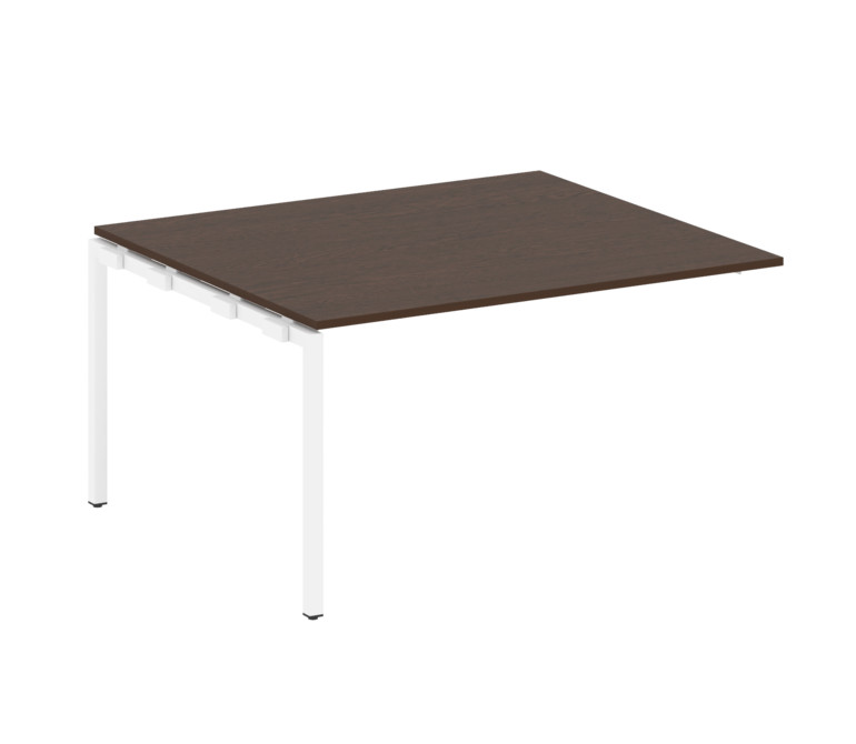 Metal System Quattro Проходной элемент перег. стола на П-образном м/к 40БП.ППРГ-3 Венге Цаво/Металл