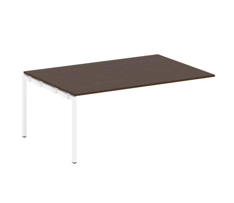 Metal System Quattro Проходной элемент перег. стола на П-образном м/к 40БП.ППРГ-5 Венге Цаво/Металл