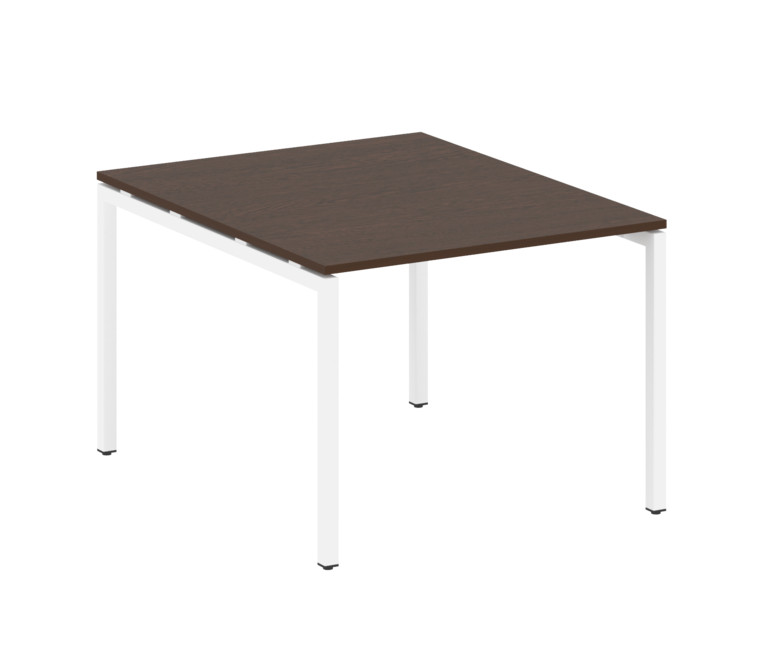 Metal System Quattro Переговорный стол (1 столешница) на П-образном м/к 40БП.ПРГ-1.1 Венге Цаво/Мета