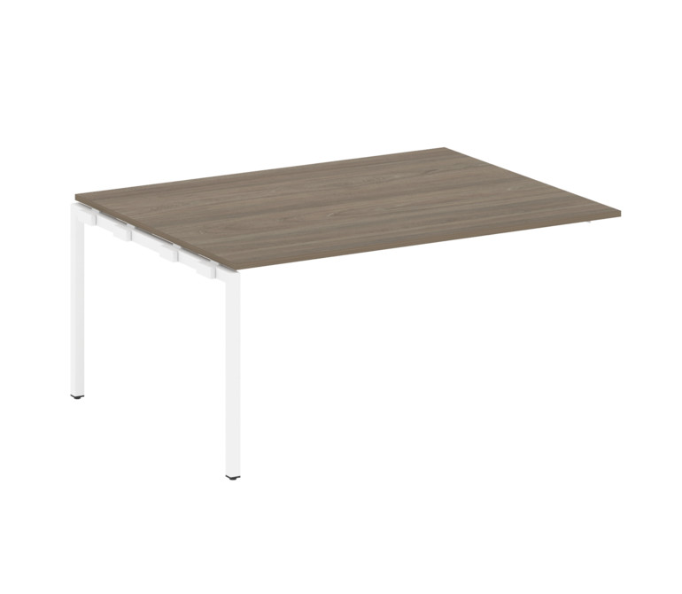 Metal System Quattro Проходной элемент перег. стола на П-образном м/к 40БП.ППРГ-4 Вяз Благородный/Ме