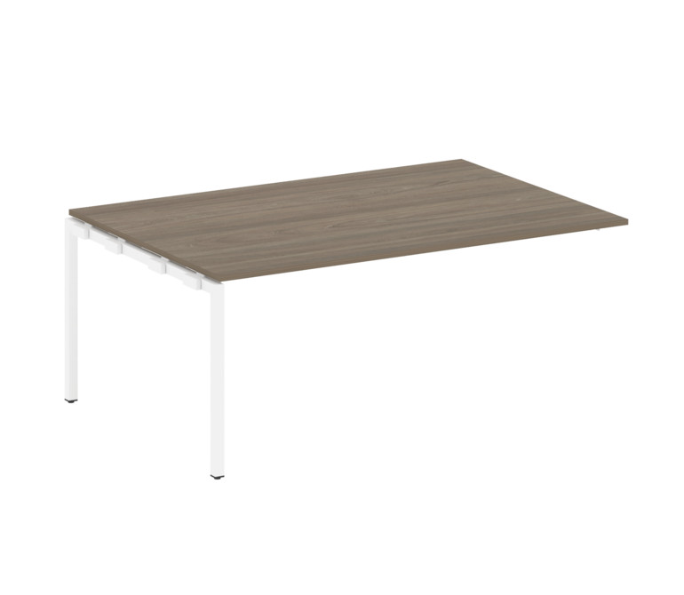 Metal System Quattro Проходной элемент перег. стола на П-образном м/к 40БП.ППРГ-5 Вяз Благородный/Ме