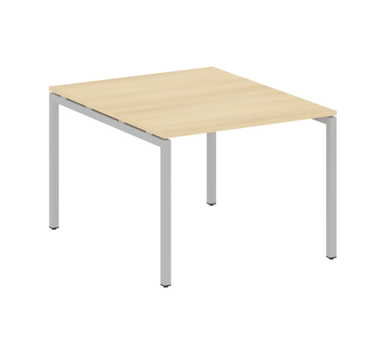 Metal System Quattro Переговорный стол (1 столешница) на П-образном м/к 40БП.ПРГ-1.1 Акация Лорка/Ме