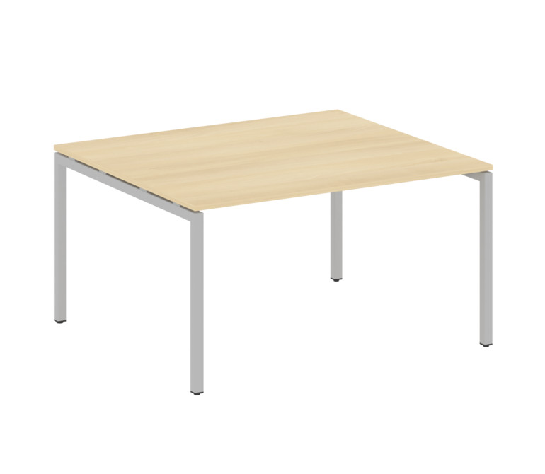 Metal System Quattro Переговорный стол (1 столешница) на П-образном м/к 40БП.ПРГ-1.3 Акация Лорка/Ме
