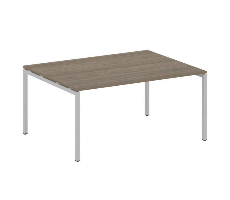 Metal System Quattro Переговорный стол (1 столешница) на П-образном м/к 40БП.ПРГ-1.4 Вяз Благородный