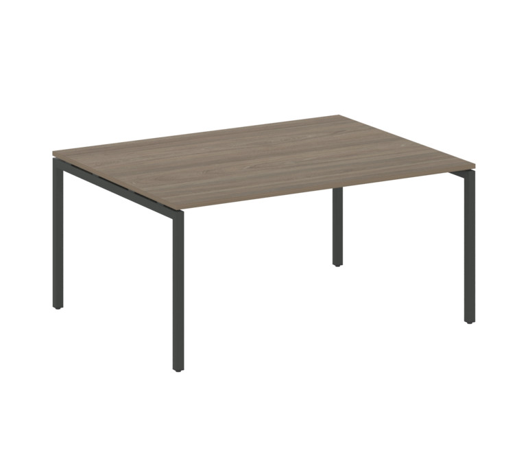 Metal System Quattro Переговорный стол (1 столешница) на П-образном м/к 40БП.ПРГ-1.4 Вяз Благородный