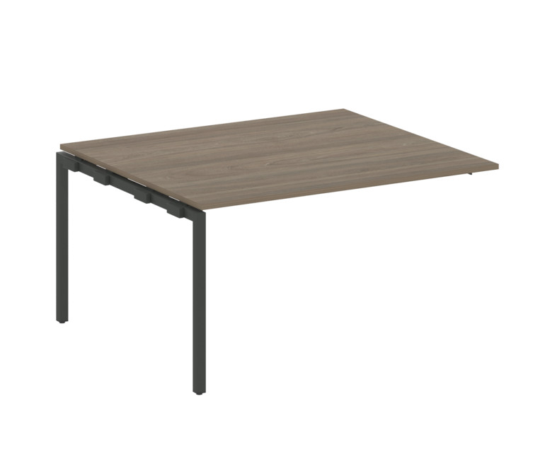 Metal System Quattro Проходной элемент перег. стола на П-образном м/к 40БП.ППРГ-3 Вяз Благородный/Ме