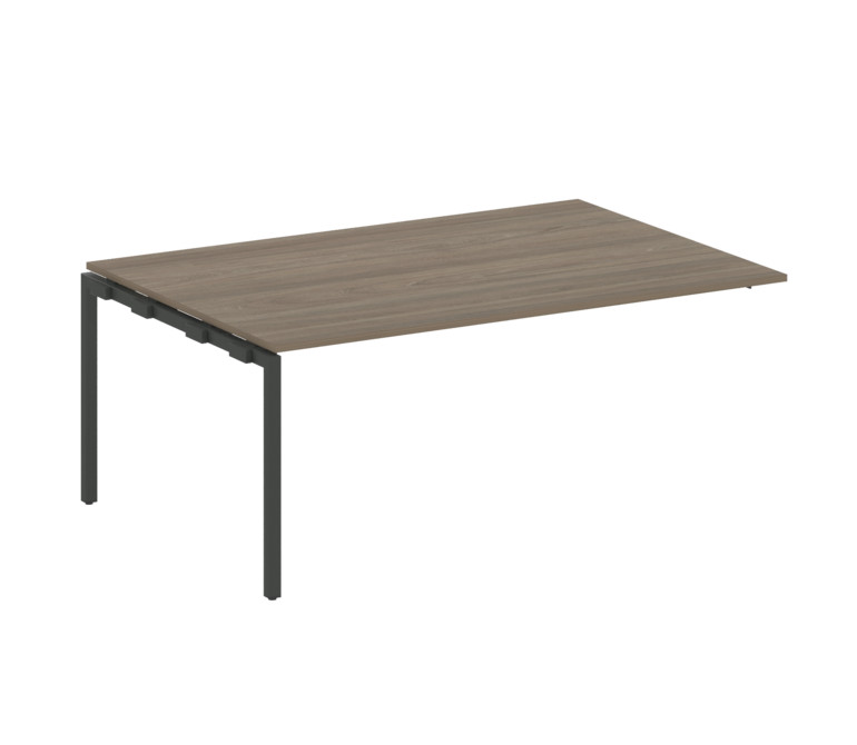 Metal System Quattro Проходной элемент перег. стола на П-образном м/к 40БП.ППРГ-5 Вяз Благородный/Ме