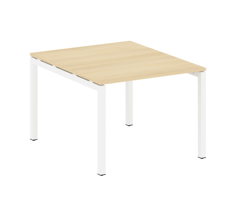 Metal System Quattro Переговорный стол (1 столешница) на П-образном м/к 50БП.ПРГ-1.1 Акация Лорка/Ме