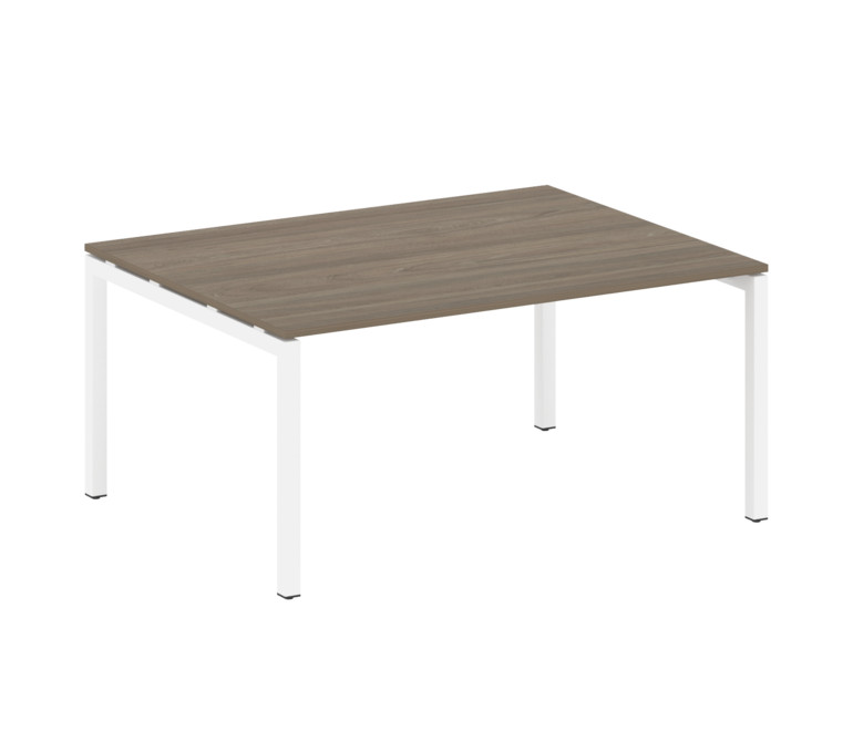 Metal System Quattro Переговорный стол (1 столешница) на П-образном м/к 50БП.ПРГ-1.4 Вяз Благородный
