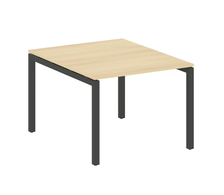 Metal System Quattro Переговорный стол (1 столешница) на П-образном м/к 50БП.ПРГ-1.1 Акация Лорка/Ме