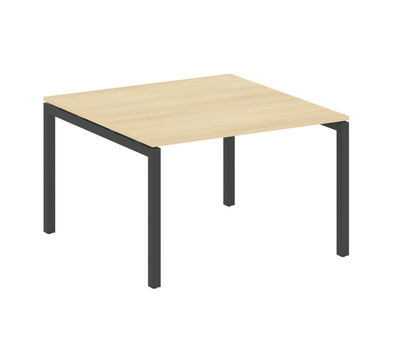 Metal System Quattro Переговорный стол (1 столешница) на П-образном м/к 50БП.ПРГ-1.2 Акация Лорка/Ме