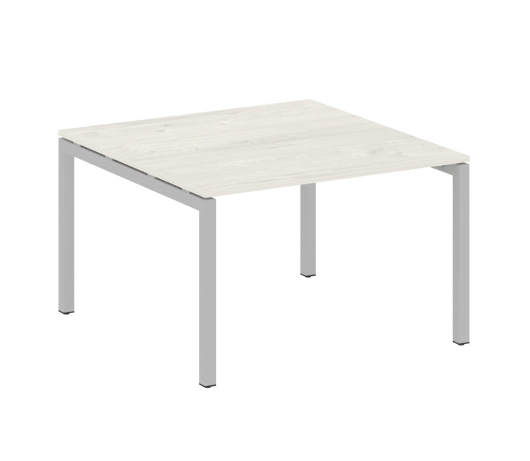Metal System Quattro Переговорный стол (1 столешница) на П-образном м/к 50БП.ПРГ-1.2 Дуб Наварра/Мет