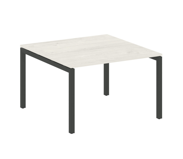 Metal System Quattro Переговорный стол (1 столешница) на П-образном м/к 50БП.ПРГ-1.2 Дуб Наварра/Мет