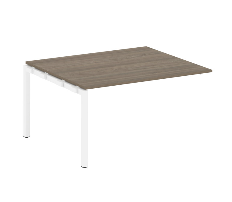 Metal System Quattro Проходной элемент перег. стола на П-образном м/к 50БП.ППРГ-3 Вяз Благородный/Ме