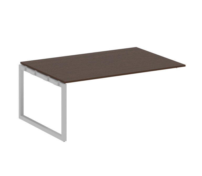 Metal System Quattro Проходной элемент перег. стола на О-образном м/к 50БО.ППРГ-5 Венге Цаво/Металл