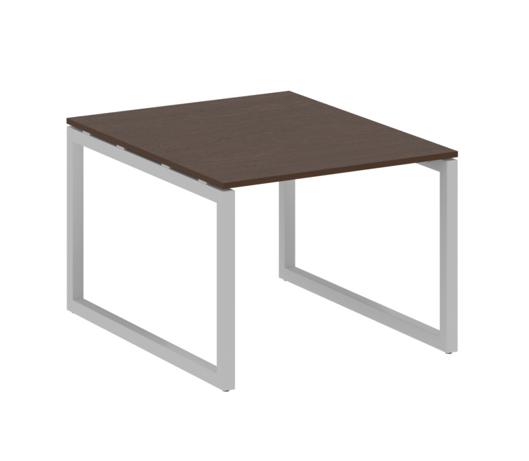 Metal System Quattro Переговорный стол (1 столешница) на О-образном м/к 50БО.ПРГ-1.1 Венге Цаво/Мета