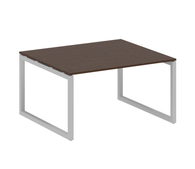 Metal System Quattro Переговорный стол (1 столешница) на О-образном м/к 50БО.ПРГ-1.3 Венге Цаво/Мета