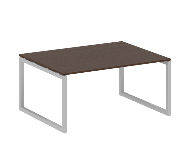 Metal System Quattro Переговорный стол (1 столешница) на О-образном м/к 50БО.ПРГ-1.4 Венге Цаво/Мета