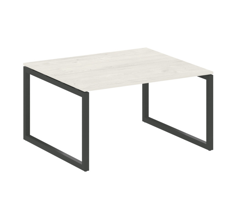 Metal System Quattro Переговорный стол (1 столешница) на О-образном м/к 50БО.ПРГ-1.3 Дуб Наварра/Мет