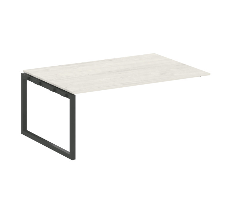 Metal System Quattro Проходной элемент перег. стола на О-образном м/к 50БО.ППРГ-5 Дуб Наварра/Металл