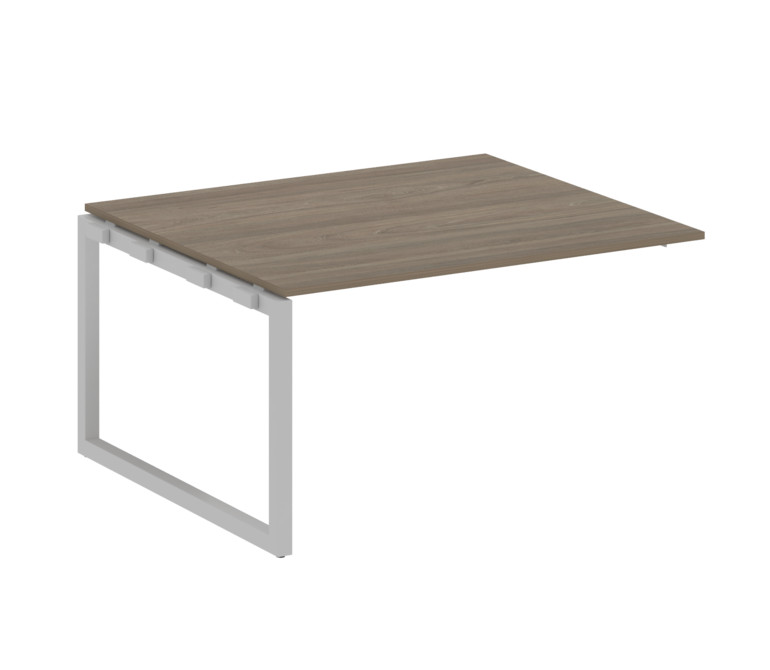 Metal System Quattro Проходной элемент перег. стола на О-образном м/к 50БО.ППРГ-3 Вяз Благородный/Ме